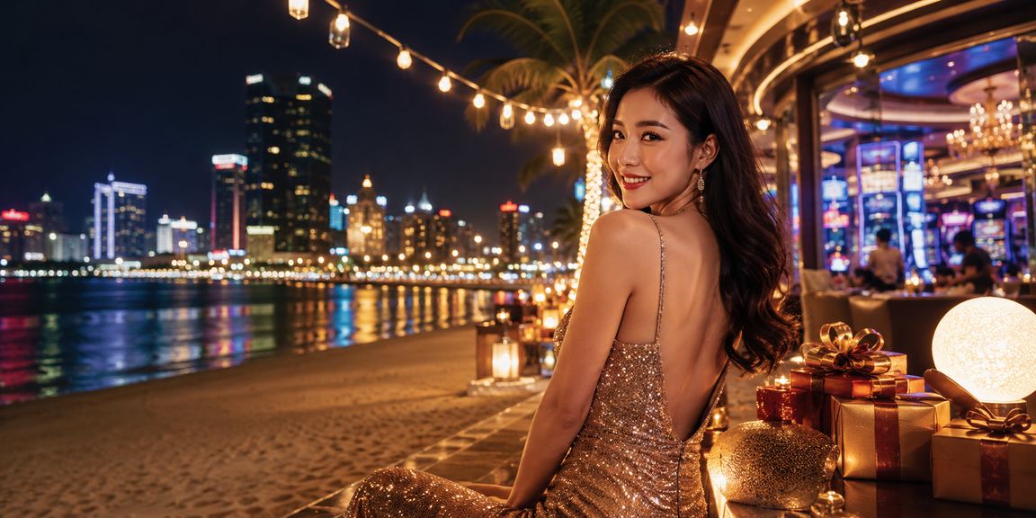 Khung cảnh cá cược trực tuyến tại bãi biển Đà Nẵng về đêm