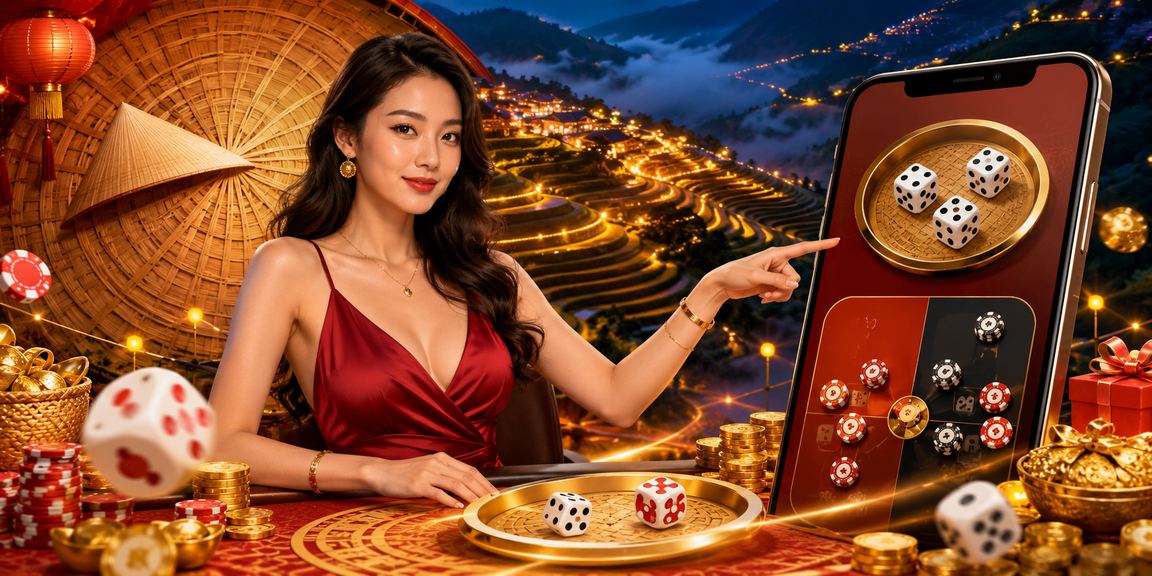Người chơi tài xỉu tại Sapa đội nón lá, tham gia ưu đãi hoàn tiền trên điện thoại di động